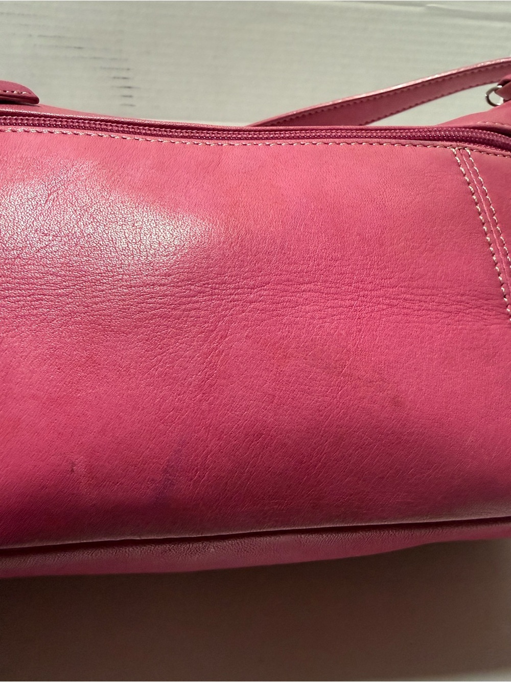 Tignanello pink leather bag - Picture 9 of 11